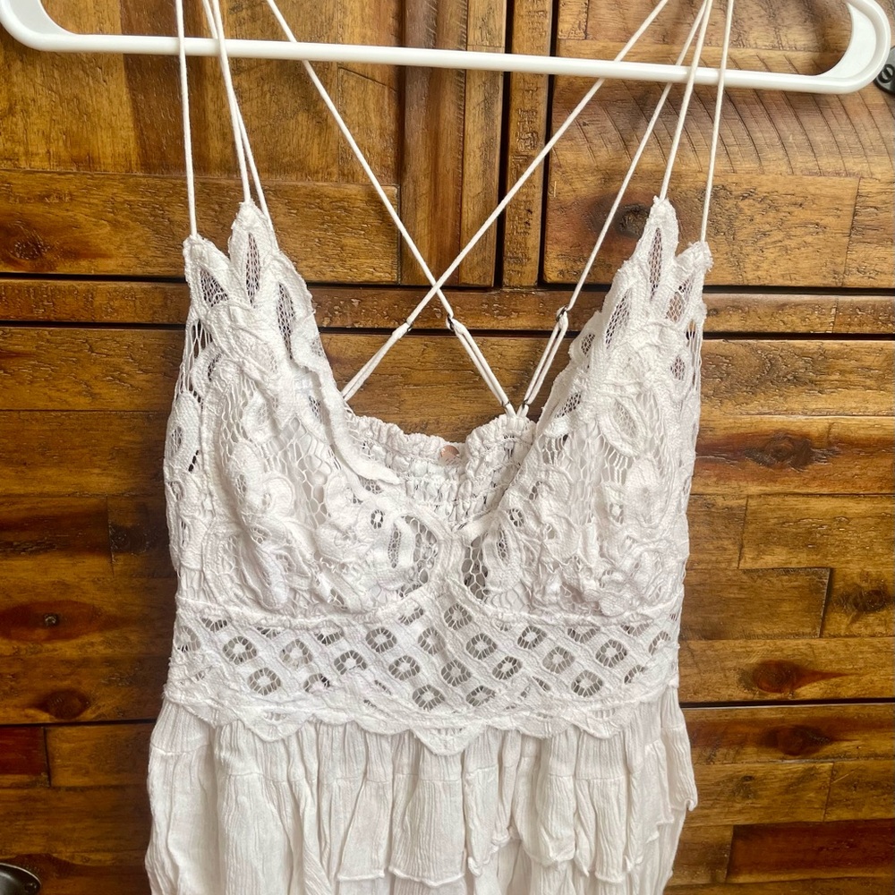 Free People White Lace Camisole